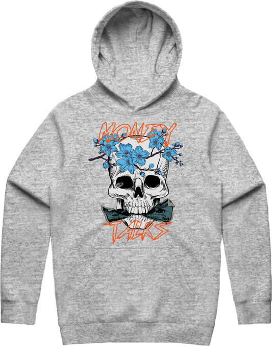 Okane Hoodie - Heather Gray / Orange