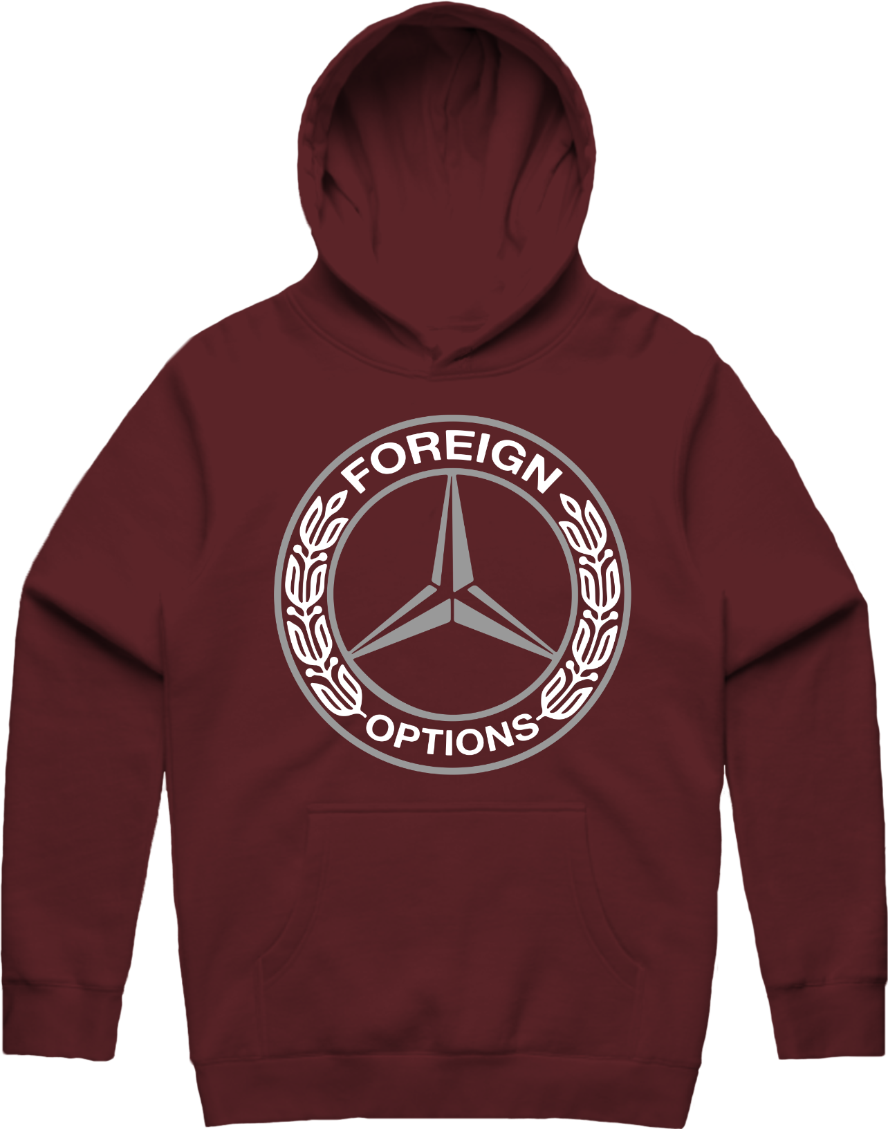 Benz Hoodie - Burgundy