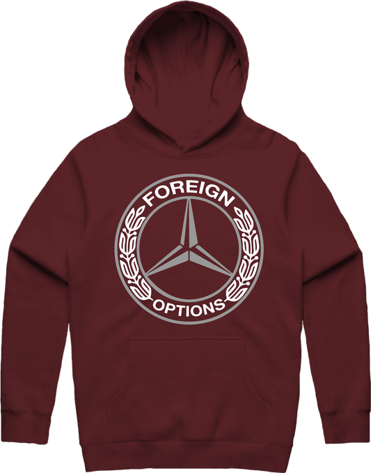 Benz Hoodie - Burgundy