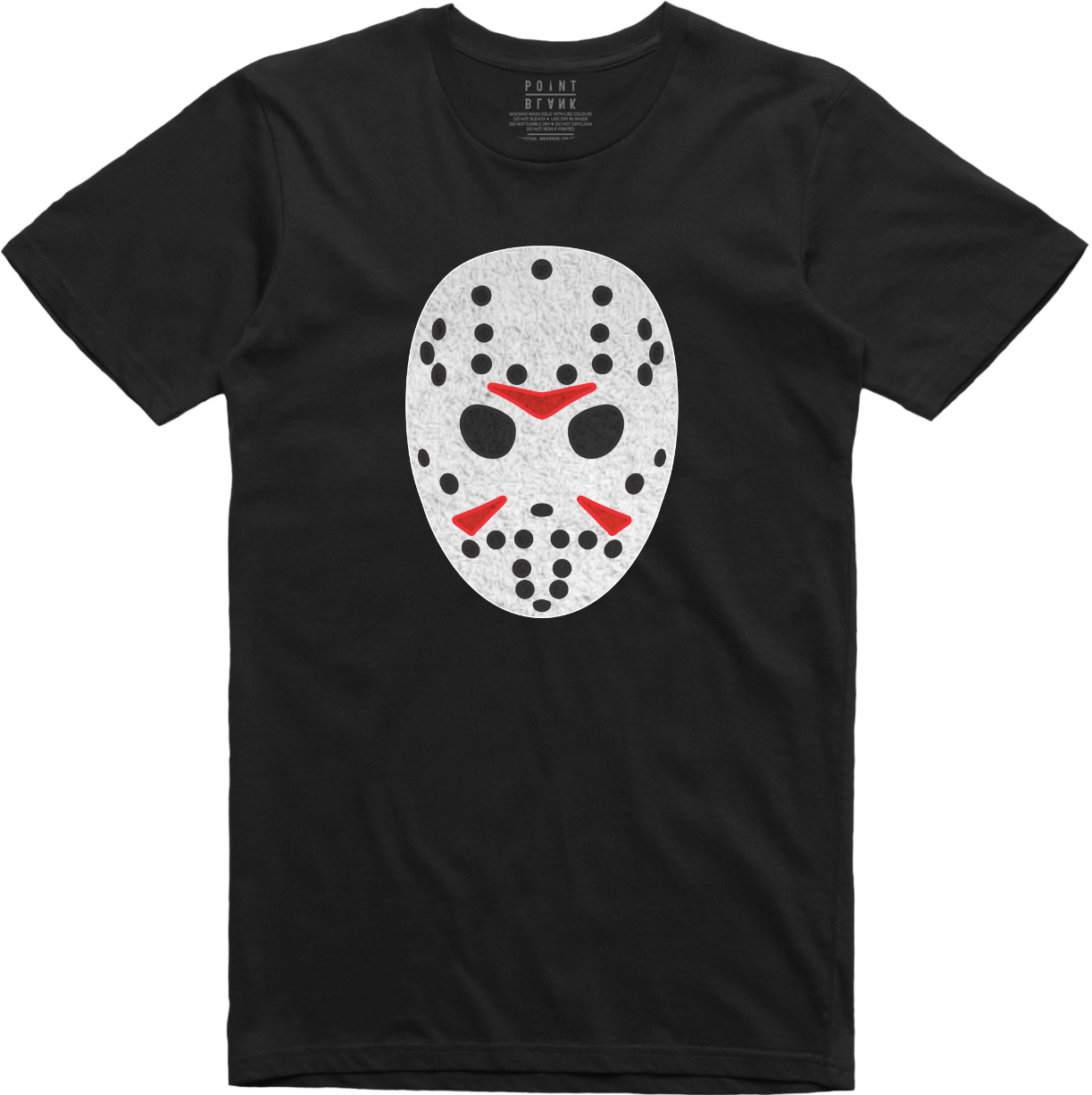 Jason Mask Chenille Patch T-Shirt - Black