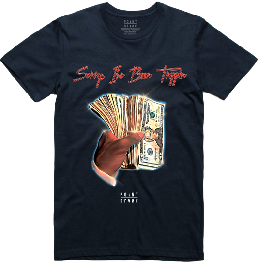 Sorry I've Been Trappin T-Shirt - Navy Blue