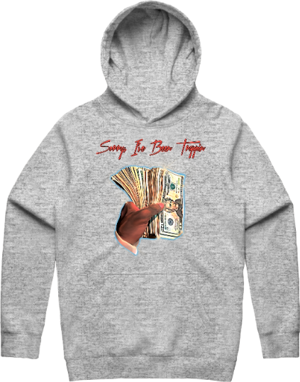 Sorry I've Been Trappin Hoodie - Heather Gray