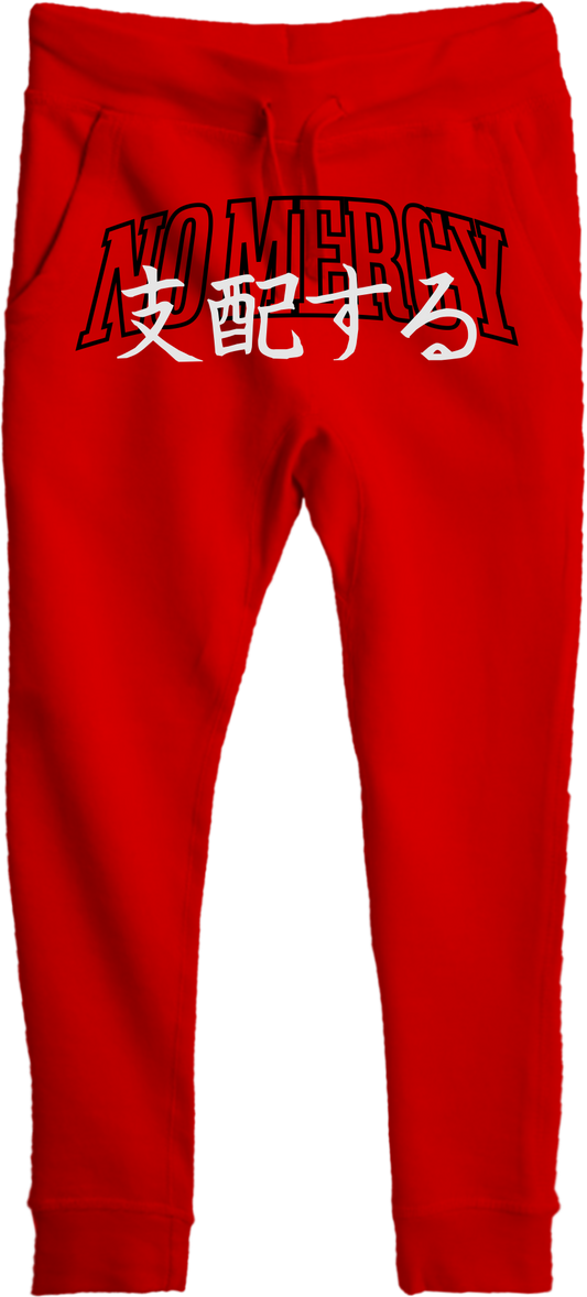 Asa Katana Sweatpants - Red / White / Black