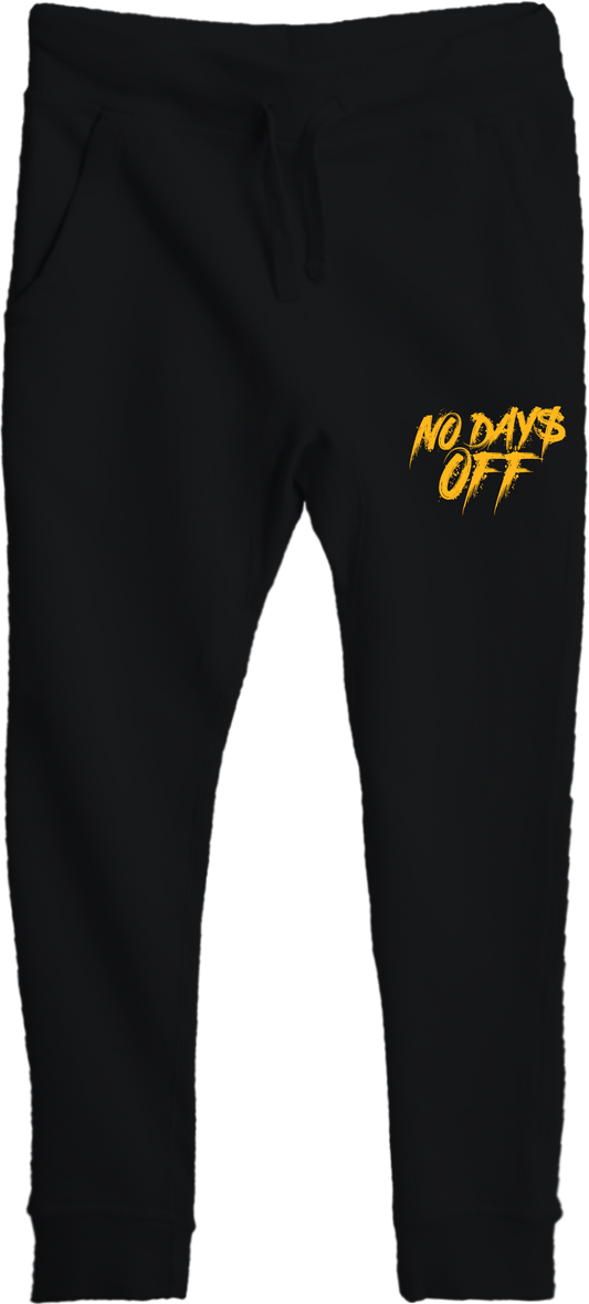 No Days Off Sweatpants - Black / Gold