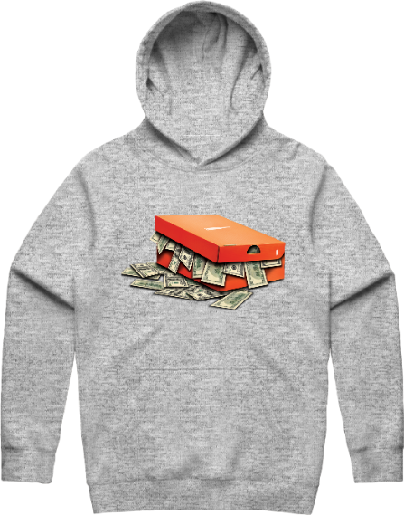 Box Hoodie - Heather Gray