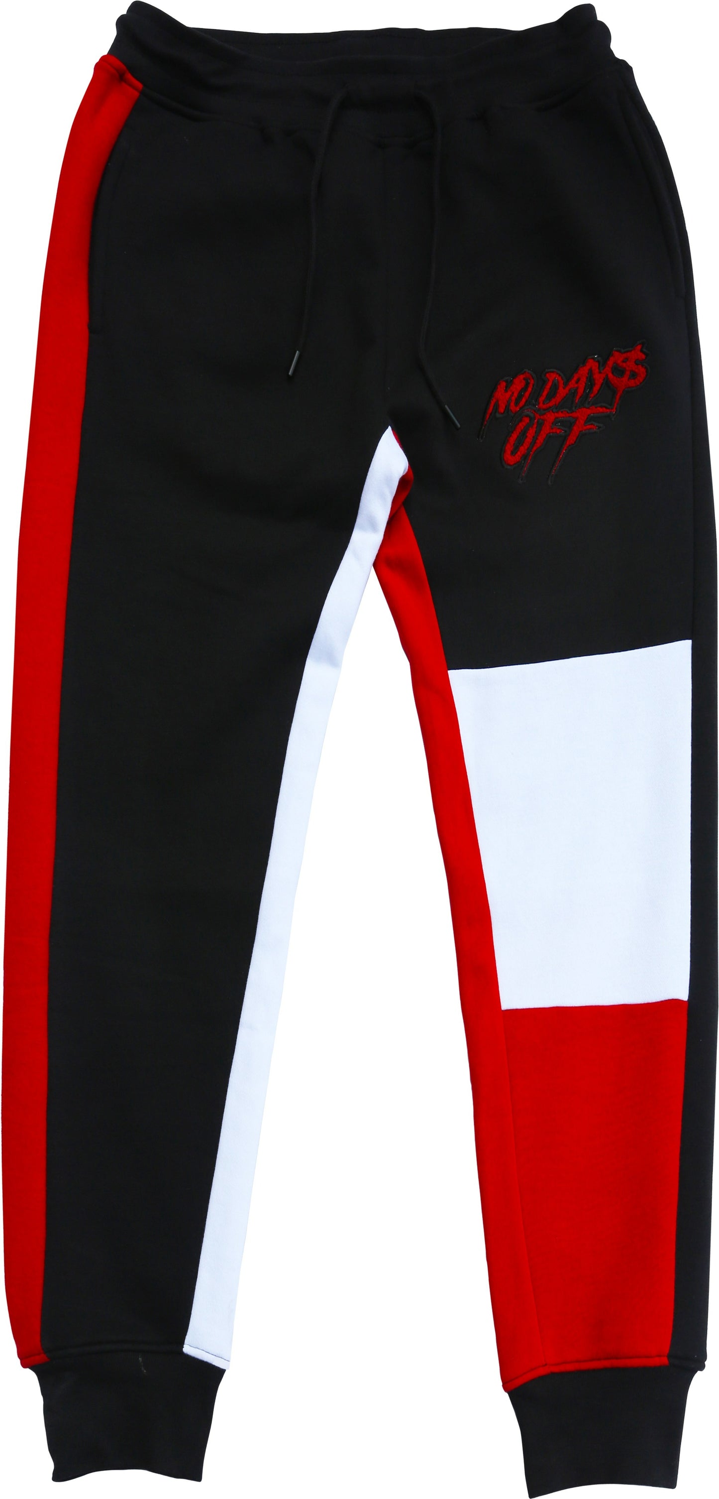 No Days Off Sweatpants - Black / Red / White