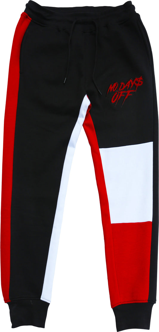 No Days Off Sweatpants - Black / Red / White