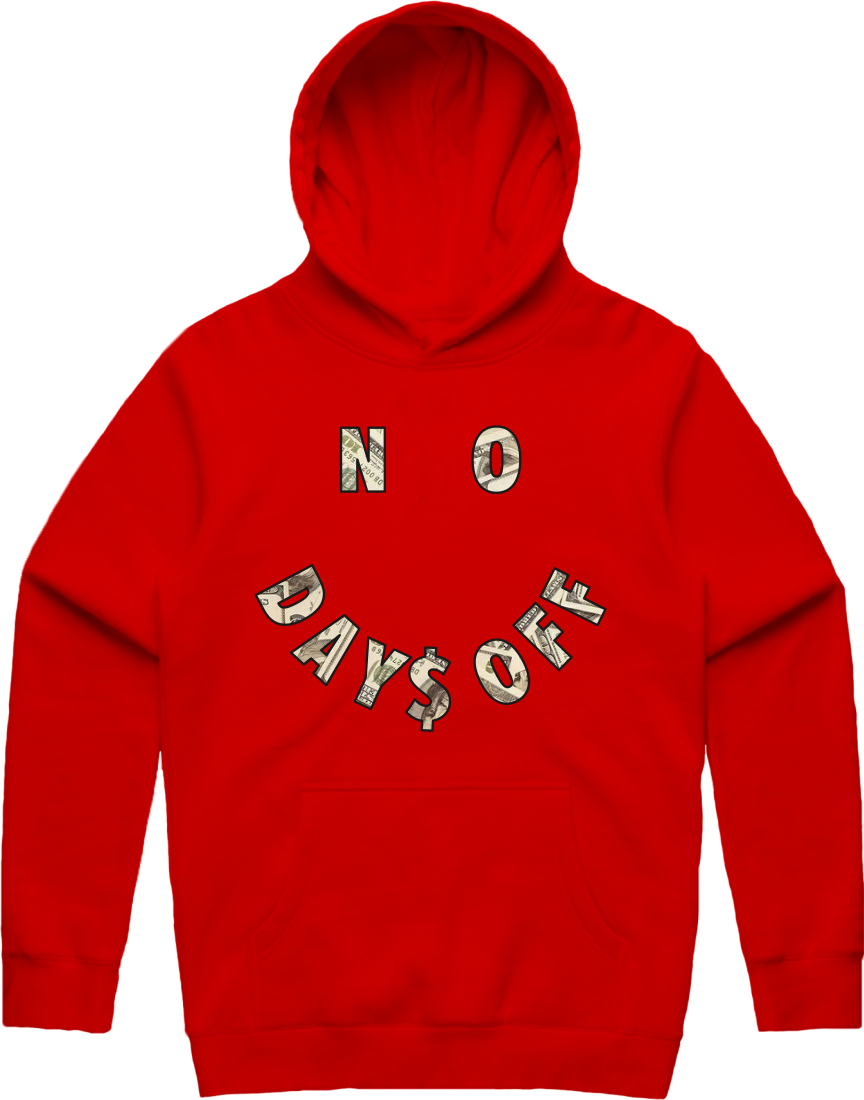 Smiley NDO Hoodie - Red