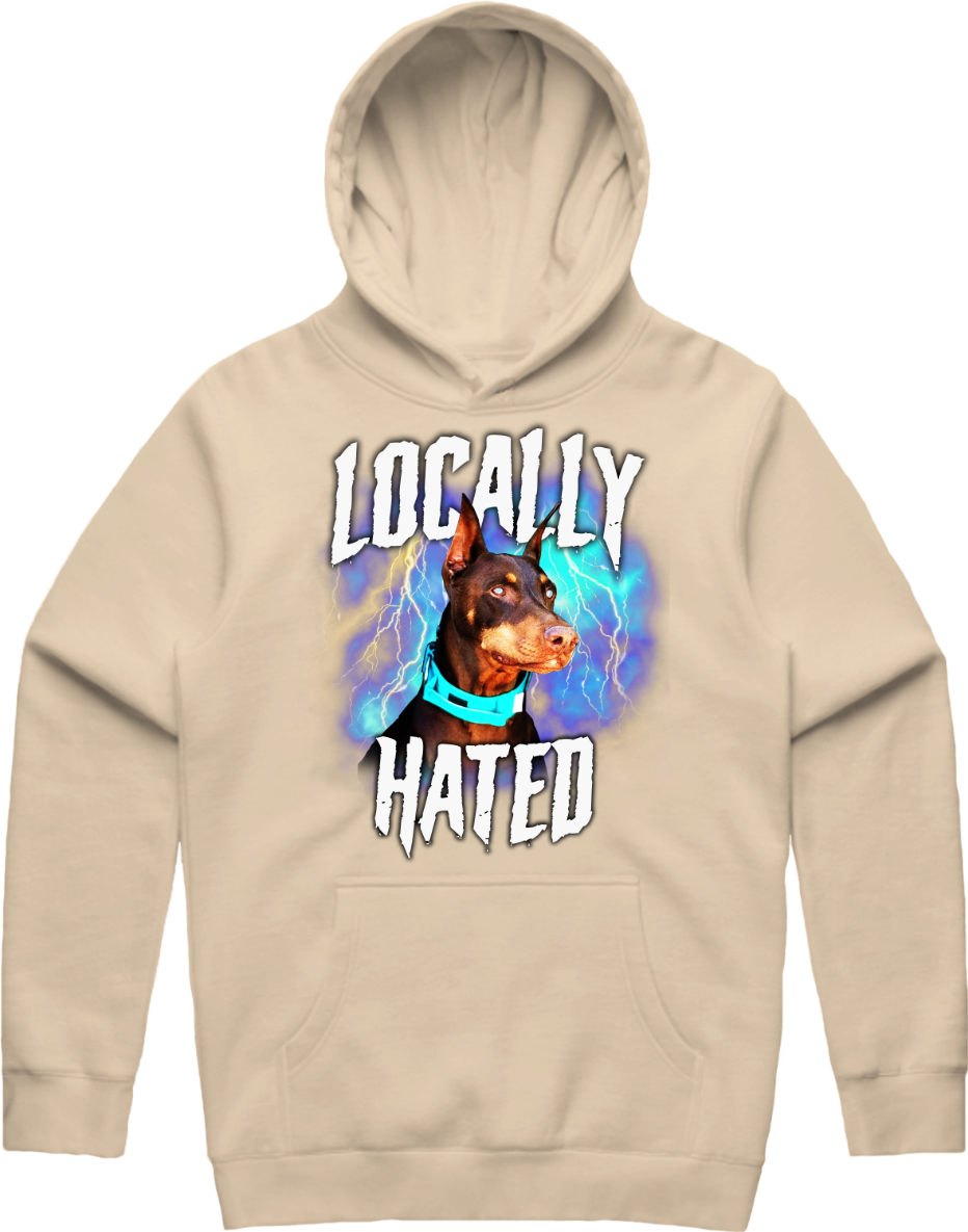 Locally Hated Hoodie - Natural