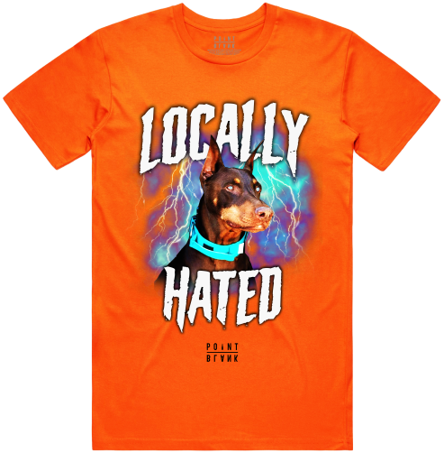 Locally Hated T-Shirt - Orange