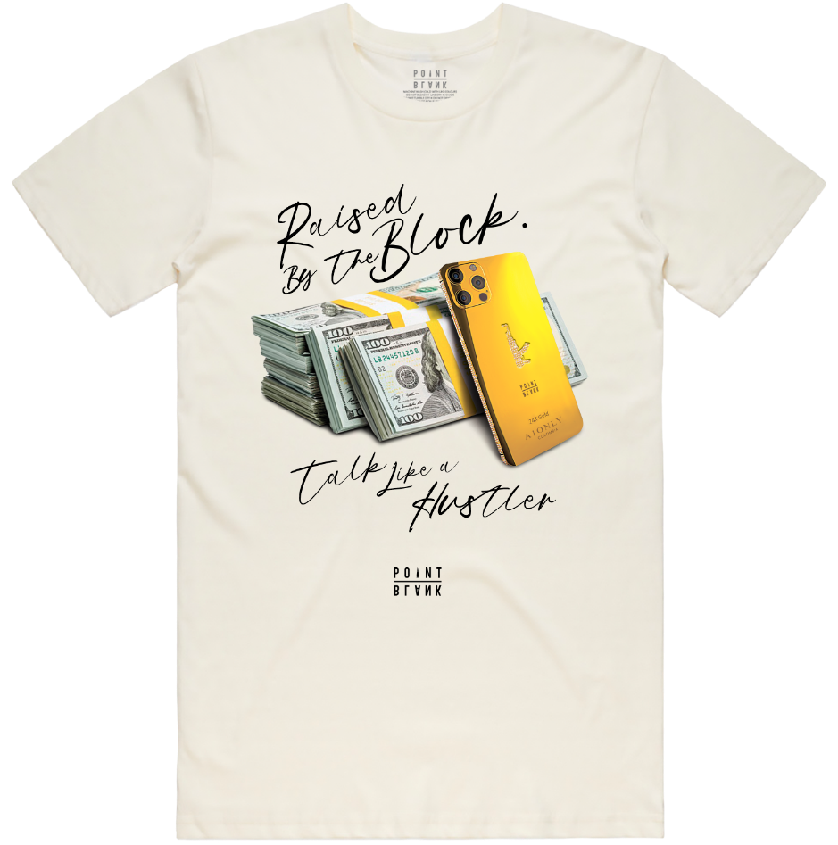 Hustle Talk T-Shirt - Natural