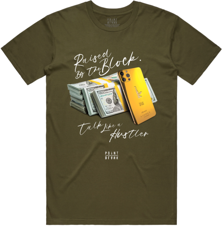 Hustle Talk T-Shirt - Olive