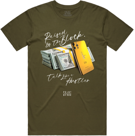 Hustle Talk T-Shirt - Olive