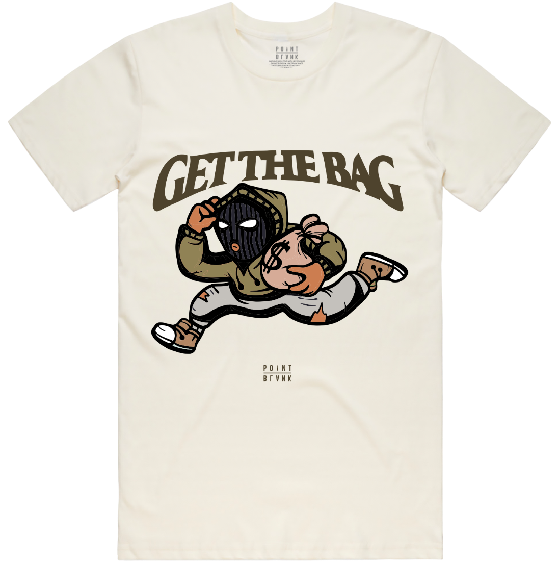 The Stick Up Kid Chenille Patch T-Shirt - Natural