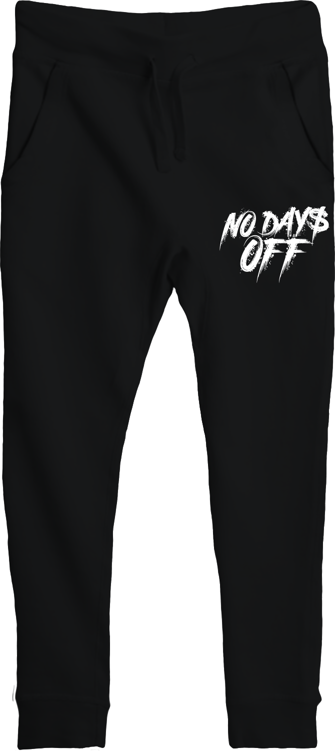 No Days Off Pants - Black / White