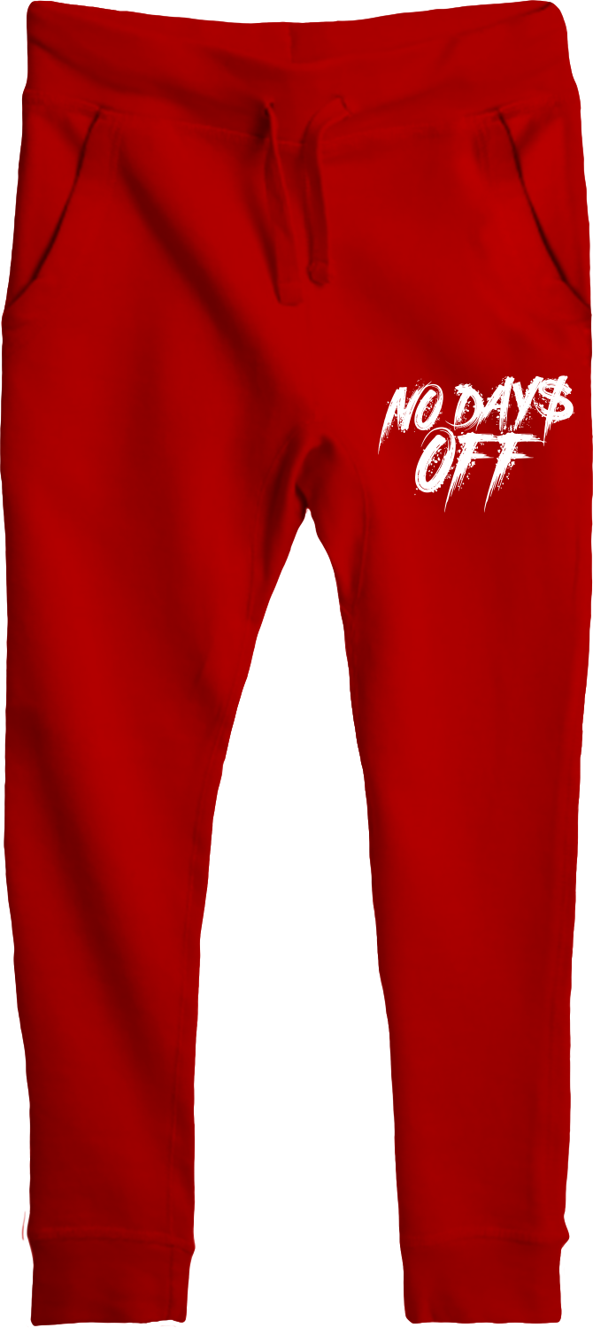 No Days Off Pants - Red / White