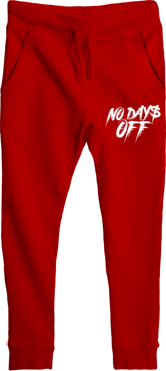 No Days Off Pants - Red / White