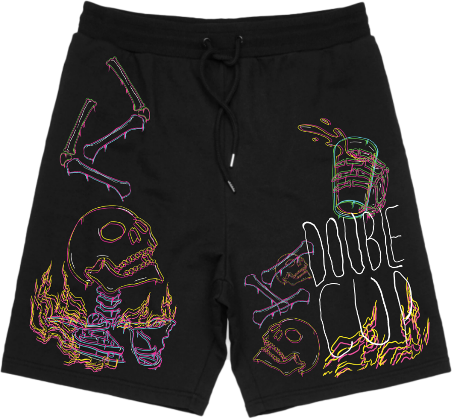 Dirty Sprite Shorts - Black