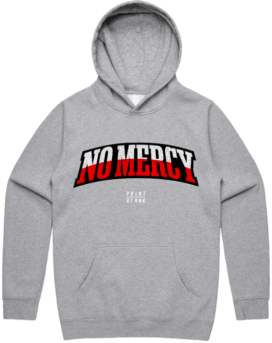 No Mercy Chenille Patch Hoodie (Heather Gray)