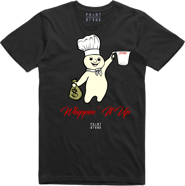 Whippin' IT Up T-Shirt - Black