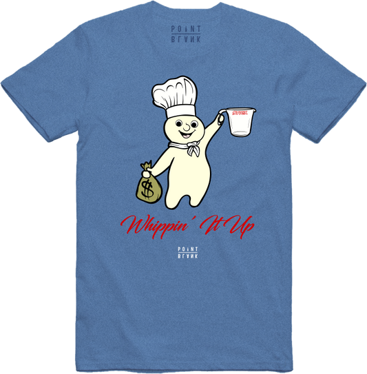 Whippin' IT Up T-Shirt - Heather Blue