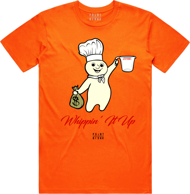 Whippin' IT Up T-Shirt - Orange