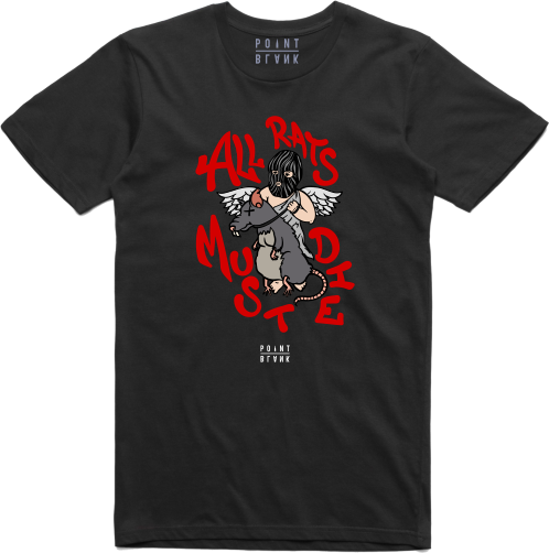 All Rats Must Die T-Shirt - Black