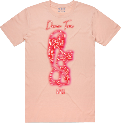 Demon Time T-Shirt - Pale Pink