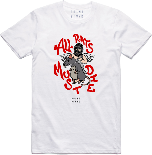 All Rats Must Die T-Shirt - White