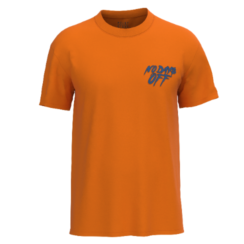 No Days Off Chest Embro T-Shirt - Orange