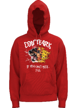 Dog Fire Hoodie - Red