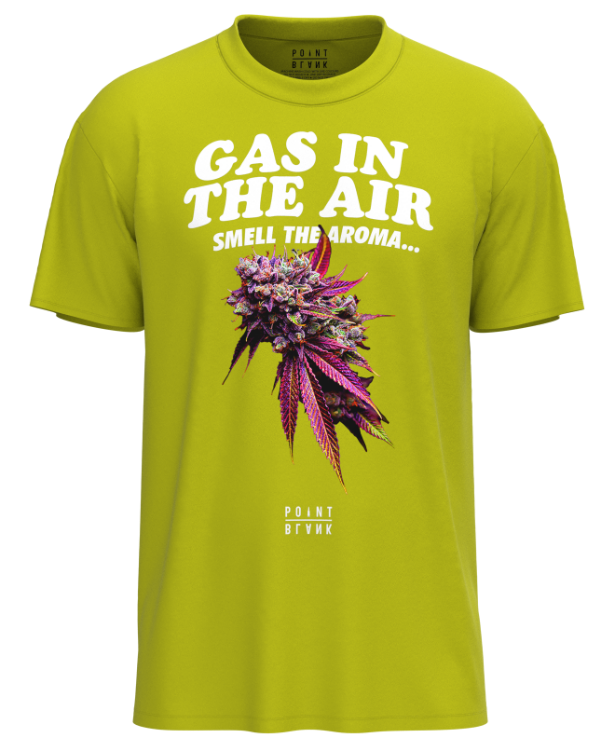 Gas In The Air T-Shirt - Neon Lime