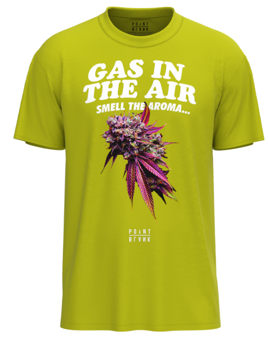 Gas In The Air T-Shirt - Neon Lime