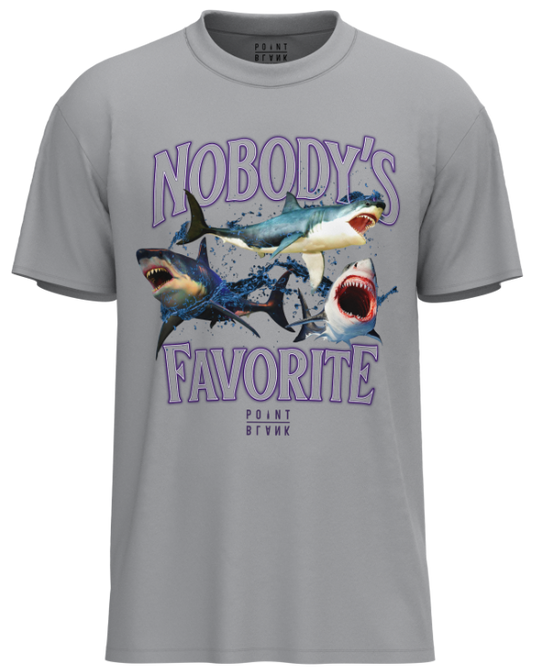 Shark Attack T-Shirt - Silver