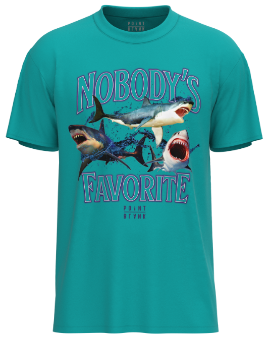 Shark Attack T-Shirt - Teal