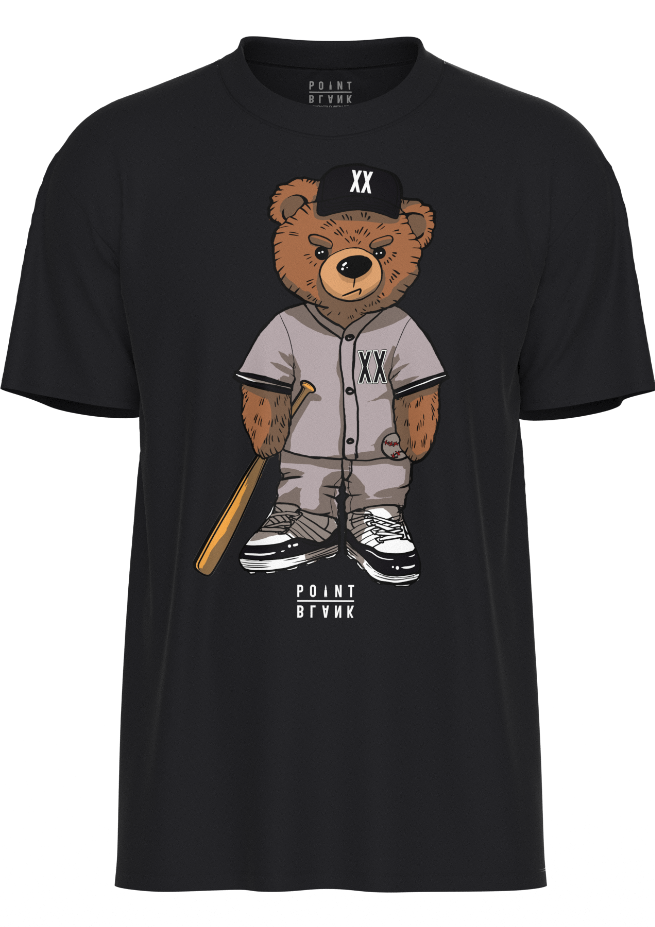 Yankee Teddy T-Shirt - Black