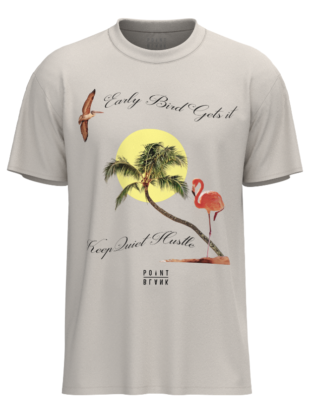 Early Bird Gets It T-Shirt - Natural