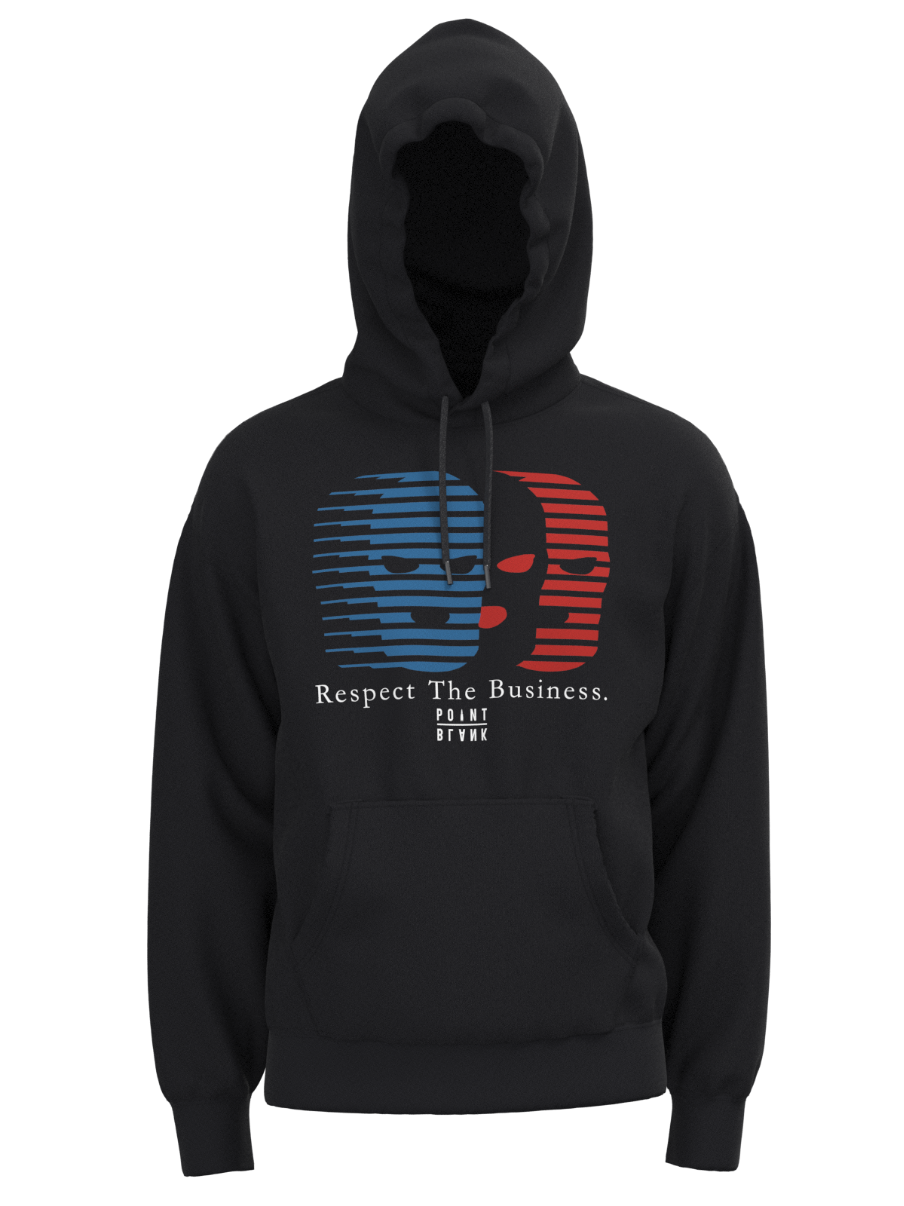Respect the Business Hoodie - Black – pointblankclothing
