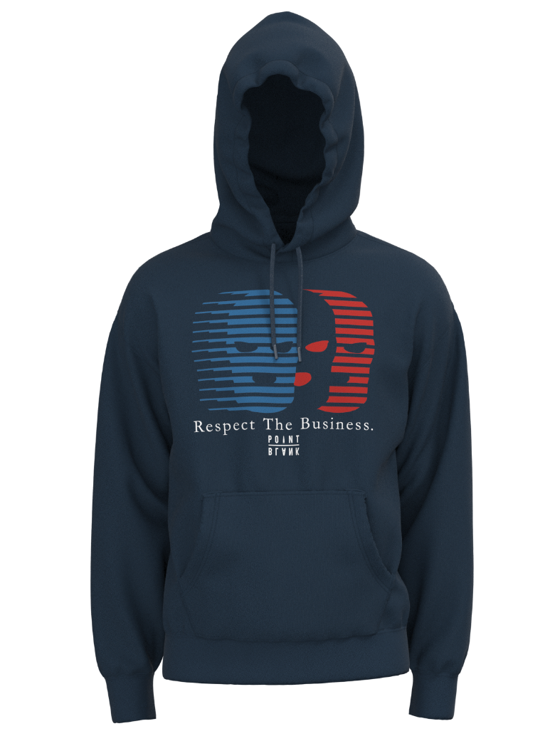 Respect the Business Hoodie - Navy Blue