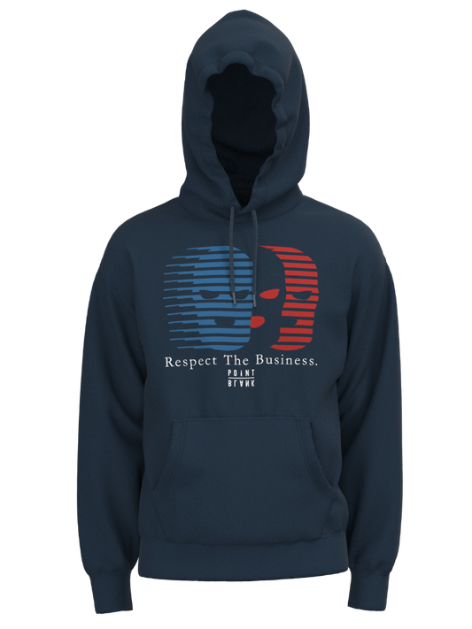 Respect the Business Hoodie - Navy Blue