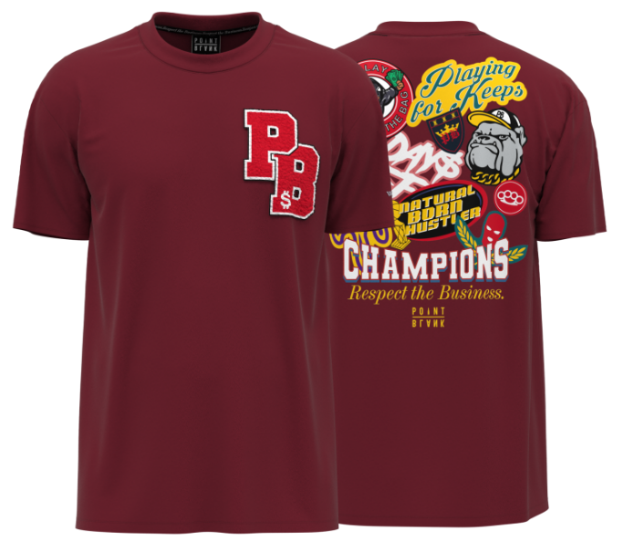 PB Champions T-Shirt (Maroon)