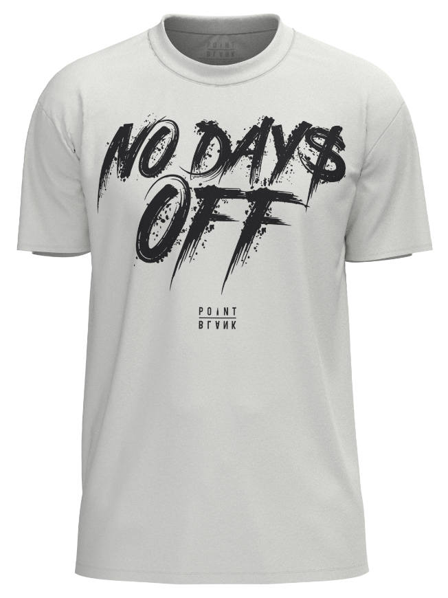 No Days Off T-Shirt - White