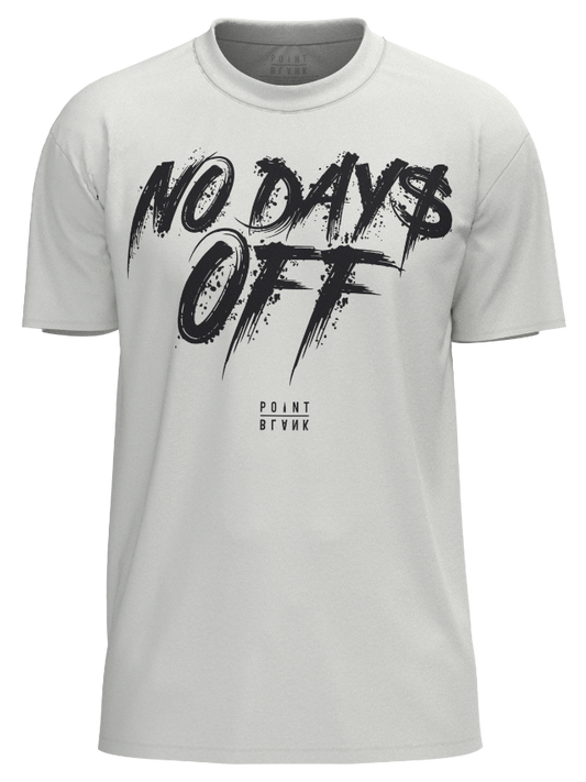 No Days Off T-Shirt - White