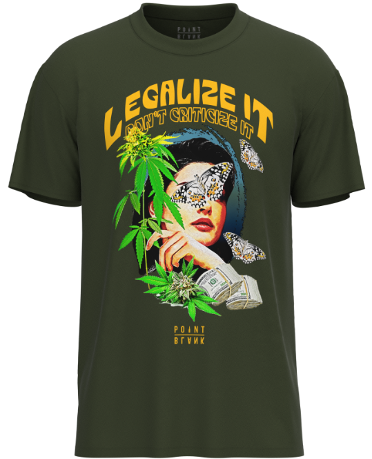 Chronic Butterfly T-Shirt - Olive