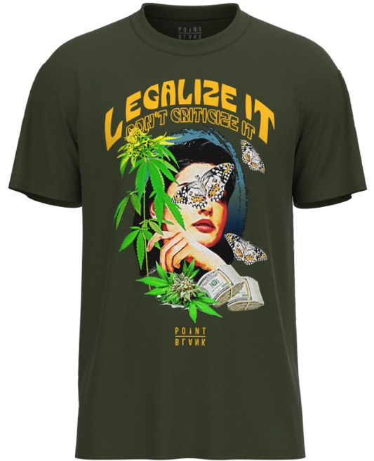 Chronic Butterfly T-Shirt - Olive