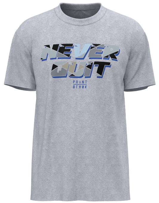 Never Quit T-Shirt - Heather Gray