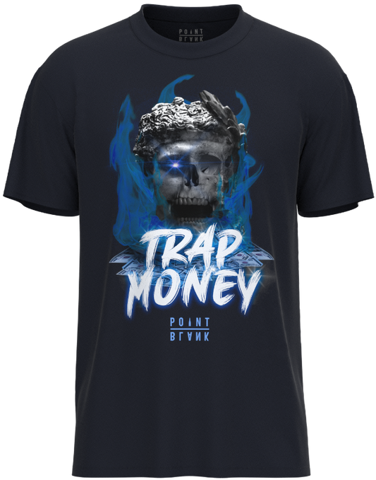 Trap Money T-Shirt - Navy Blue