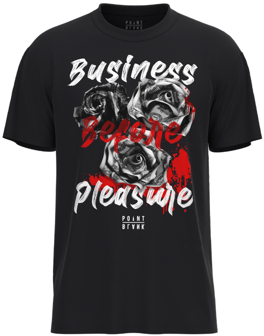 Roses and Pleasure T-Shirt - Black