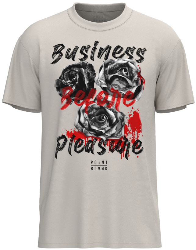 Roses and Pleasure T-Shirt - Natural