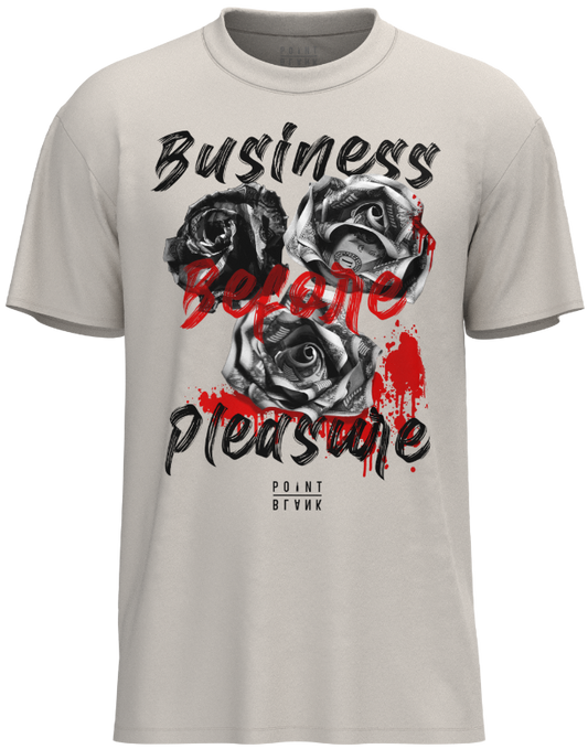 Roses and Pleasure T-Shirt - Natural